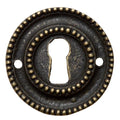 Antique keyhole escutcheon