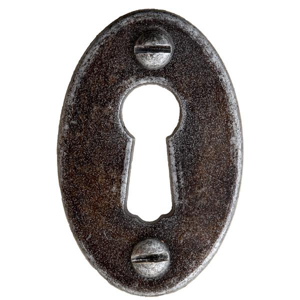 Oval door escutcheon